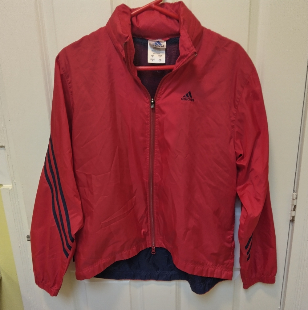 Adidas Red Breathable Wind Breaker ♥️